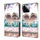 For Xiaomi 14 Pro Crystal 3D Shockproof Protective Leather Phone Case(Pink Diamond Heart) - 1