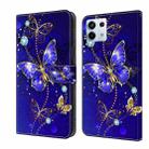 For Xiaomi Redmi Note 13 Pro 5G Crystal 3D Shockproof Protective Leather Phone Case(Diamond Butterfly) - 1