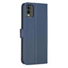 For Nokia C12 Four-leaf Embossed Leather Phone Case(Blue) - 3