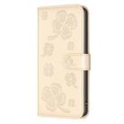 For Nokia C22 Four-leaf Embossed Leather Phone Case(Gold) - 2