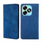 For Itel S23 Plus 4G Skin Feel Magnetic Leather Phone Case(Blue) - 1