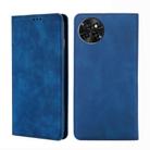 For Itel S23 4G Skin Feel Magnetic Leather Phone Case(Blue) - 1