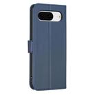 For Google Pixel 8 Four-leaf Embossed Leather Phone Case(Blue) - 3
