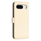 For Google Pixel 8 Four-leaf Embossed Leather Phone Case(Gold) - 3