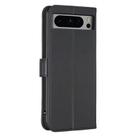 For Google Pixel 8 Pro Four-leaf Embossed Leather Phone Case(Black) - 3