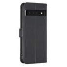 For Google Pixel 7 Pro Four-leaf Embossed Leather Phone Case(Black) - 3