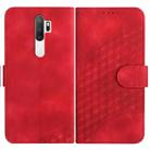 For OPPO A5 2020/A9 2020 YX0060 Elephant Head Embossed Phone Leather Case with Lanyard(Red) - 1