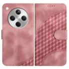 For OPPO Find X8 Elephant Head Embossed Phone Leather Case with Lanyard(Pink) - 1