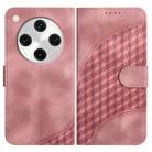 For OPPO Find X8 Pro Elephant Head Embossed Phone Leather Case with Lanyard(Pink) - 1
