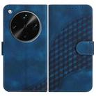 For OPPO Find X8 Ultra Elephant Head Embossed Phone Leather Case with Lanyard(Royal Blue) - 1
