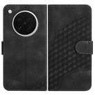 For OPPO Find X8s Elephant Head Embossed Phone Leather Case with Lanyard(Black) - 1