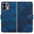 For OPPO K13 5G Elephant Head Embossed Phone Leather Case with Lanyard(Royal Blue) - 1