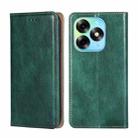 For Itel S23 Plus 4G Gloss Oil Solid Color Magnetic Leather Phone Case(Green) - 1