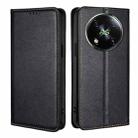 For Itel RS4 4G Gloss Oil Solid Color Magnetic Leather Phone Case(Black) - 1