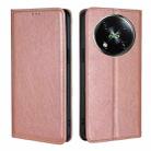 For Itel RS4 4G Gloss Oil Solid Color Magnetic Leather Phone Case(Rose Gold) - 1