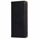 For Itel A50 4G Gloss Oil Solid Color Magnetic Leather Phone Case(Black) - 2