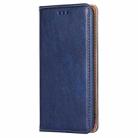 For Itel A50 4G Gloss Oil Solid Color Magnetic Leather Phone Case(Blue) - 2