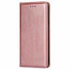 For Itel A50 4G Gloss Oil Solid Color Magnetic Leather Phone Case(Rose Gold) - 2