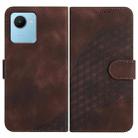 For Realme C30 4G/Narzo 50i Prime/C30s YX0060 Elephant Head Embossed Phone Leather Case with Lanyard(Coffee) - 1