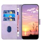 For Realme GT 5G / GT Neo Elephant Head Embossed Phone Leather Case with Lanyard(Light Purple) - 3