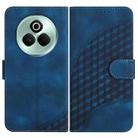 For Realme P3 Pro Elephant Head Embossed Phone Leather Case with Lanyard(Royal Blue) - 1
