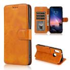 For Xiaomi Redmi 6 Pro Calf Texture Magnetic Buckle Horizontal Flip Leather Case with Holder & Card Slots & Wallet & Photo Frame(Khaki) - 1