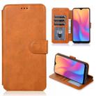 For Xiaomi Redmi 8A Calf Texture Magnetic Buckle Horizontal Flip Leather Case with Holder & Card Slots & Wallet & Photo Frame(Khaki) - 1