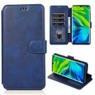 For Xiaomi Mi CC9 Pro Calf Texture Magnetic Buckle Horizontal Flip Leather Case with Holder & Card Slots & Wallet & Photo Frame(Blue) - 1