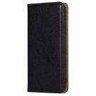 For Motorola Edge 5G 2024 Gloss Oil Solid Color Magnetic Leather Phone Case(Black) - 2