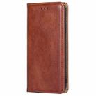 For Motorola Edge 5G 2024 Gloss Oil Solid Color Magnetic Leather Phone Case(Brown) - 2