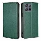 For Motorola Edge 50 Neo 5G Gloss Oil Solid Color Magnetic Leather Phone Case(Green) - 1