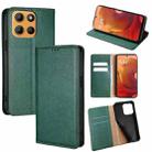 For Motorola Moto G15 / G15 Power Gloss Oil Solid Color Magnetic Leather Phone Case(Green) - 1
