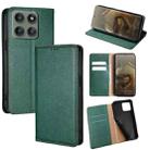 For Motorola Edge 60 Pro 5G Gloss Oil Solid Color Magnetic Leather Phone Case(Green) - 1