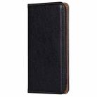 For Sharp Aquos R9 Gloss Oil Solid Color Magnetic Leather Phone Case(Black) - 2