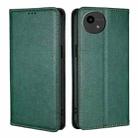 For Sharp Aquos wish4 Gloss Oil Solid Color Magnetic Leather Phone Case(Green) - 1