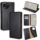 For Sharp Aquos R10 Gloss Oil Solid Color Magnetic Leather Phone Case(Black) - 1