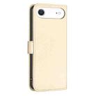 For iPhone 17 Air Four-leaf Embossed Leather Phone Case(Gold) - 3