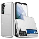 For Samsung Galaxy S25+ 5G Shockproof Armor Phone Case with Card Slot(White) - 1