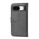 For Google Pixel 8a Embossed Happy Cat Pattern Flip Leather Phone Case(Black) - 3