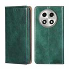 For OPPO A2 Pro 5G Gloss Oil Solid Color Magnetic Leather Phone Case(Green) - 1