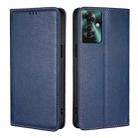 For OPPO Reno11 F 5G Gloss Oil Solid Color Magnetic Leather Phone Case(Blue) - 1