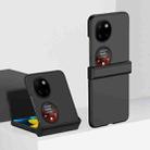 For Huawei Pocket 2 Three-stage Hinge Skin Feel PC Phone Case(Black) - 1
