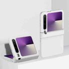 For Huawei Pura X Three-stage Hinge Skin Feel PC Phone Case(White) - 1