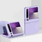 For Huawei Pura X Three-stage Hinge Skin Feel PC Phone Case(Purple) - 1