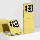 For Huawei nova Flip Skin Feel PC Phone Case(Lemon Yellow) - 1