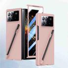 For Xiaomi Mix Fold 3 Integrated Skin Feel PC Phone Case with Pen / Pen Box(Pink) - 1