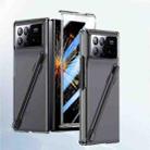 For Xiaomi Mix Fold 3 Integrated Skin Feel PC Phone Case with Pen / Pen Box(Transparent) - 1