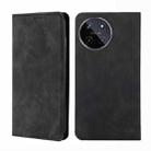 For Realme 11 4G Skin Feel Magnetic Leather Phone Case(Black) - 1