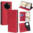 For Realme 14 Pro+ 5G Skin Feel Magnetic Leather Phone Case(Red) - 1