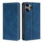 For Tecno Pova 6 Pro 5G Skin Feel Magnetic Leather Phone Case(Blue) - 1